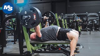 Benching With The Worlds STRONGEST Man  Mitchell Hoopers Push Day [upl. by Ainoz142]