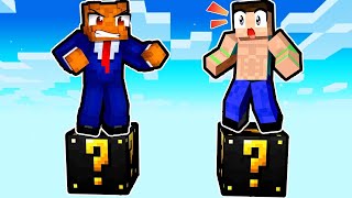 4 Player WWE Lucky Blocks In Minecraft Sky Wars [upl. by Wallis]