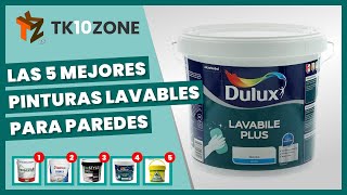 Las 5 mejores pinturas lavables para paredes [upl. by Ennovehs]