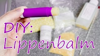 DIY Lippenbalsam Lippenpflege selber machen Der Geheimtipp für spröde Lippen [upl. by Nnayllas]