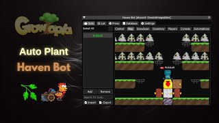 Growtopia Auto Plant  Haven Bot [upl. by Ahsotan]