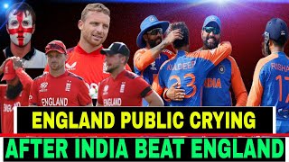 England Public Crying After INDIA Beat ENGLAND  T20 WORLD CUP 2024  Pakistan Media CRYING [upl. by Elatnahc]