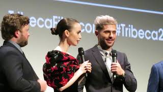 Zac Efron Lily Collins  Tribeca Film Fest 2019 QampA  Extremely Wicked Shockingly Evil and Vile [upl. by Wonacott]