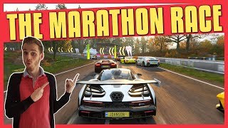 Forza Horizon 4  THE MARATHON Longest Street Race [upl. by Einnos798]