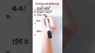 Factorise the following maths education factorisation algebra [upl. by Rianon]