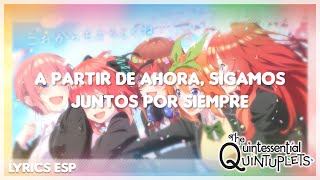 Gotoubun no Hanayome 5th Anniversary Video official  quotKimi Datta Karaquot Sub Español [upl. by Modie]