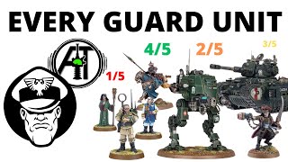 Rating Every Astra Militarum Unit Mordian Glory  Auspex Tactics Talk Imperial Guard [upl. by Anana908]