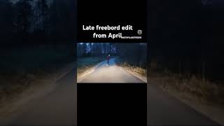 Freebord 5x video edit recorded from the car from the beginning of spring freebord skate [upl. by Peterman11]