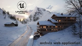 archviz web application made with unreal engine 5 [upl. by Annayd504]