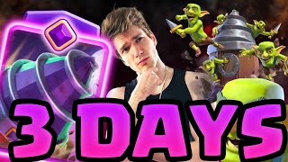 🏆3 DAY CLASH ROYALE STREAM RECORD🏆 [upl. by Lledyl]