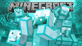 If EVERYTHING Was Changed To DIAMOND Minecraft Animation [upl. by Anod]