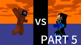 Monster school  SEASON 2 PART 5  xdjames vs orange imposter minecraft animation [upl. by Jennie]