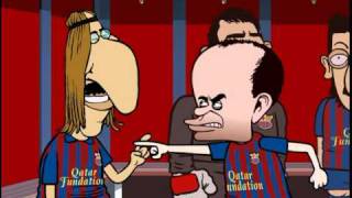 Mou quiere saber la tactica de Guardiola para el clasico P quotCon bigotes y a lo locoquot Marcatoons [upl. by Josephson718]