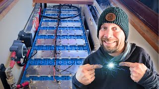 We Built a MASSIVE Lithium Battery Bank with Alibaba LifeP04 Cells [upl. by Ward]