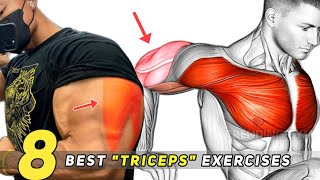 Best Triceps Exercises For Huge ARMS  Triceps Workout [upl. by Knitter]