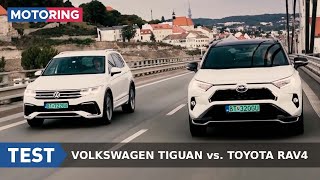 POROVNÁVAČKA  Toyota RAV4 vs Volkswagen Tiguan  Motoring TA3 [upl. by Ecinaej]