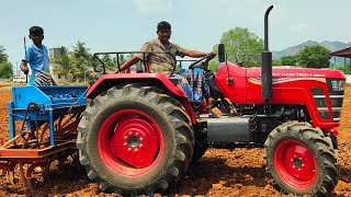 Mahindra yovo tech Plus 585 4WD goes to groundnut put in soil  Mohantractorslife [upl. by Ardnossac]