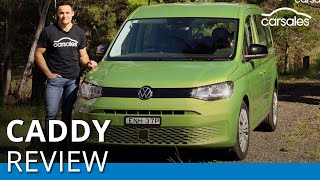 Volkswagen Caddy 2021 Review carsalescomau [upl. by Novyar]