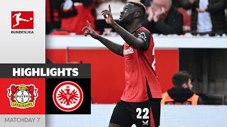 Wonderful Teamwork Initiates Comeback  Bayer 04 Leverkusen  Eintracht Frankfurt 21  Highlights [upl. by Iram]