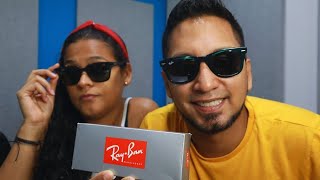 COMPRAMOS LOS LENTES RAYBAN WAYFARER daferypao rayban [upl. by Ambrosine]