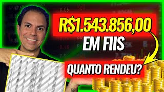 FUNDOS IMOBILIÁRIOS  QUANTO RENDEU R 154385600 EM FUNDOS IMOBILIÁRIOS [upl. by Australia]