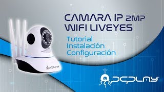 CAMARA IP 2MP WIFI LIVEYES PCPLAY [upl. by Nnoved466]