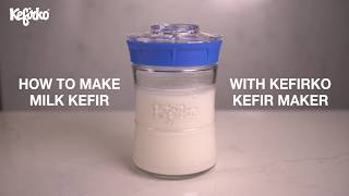 HOW TO MAKE MILK KEFIR WITH KEFIRKO KEFIR MAKER [upl. by Favin27]