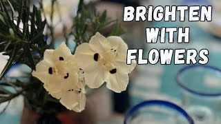 Beautiful dining centerpiece ideas for your table setting cut flowers [upl. by Nocaj606]