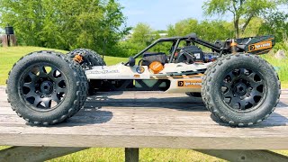 I MOUNTED HUGE TIRES ON MY HPI BAJA 5B…… [upl. by Ng98]