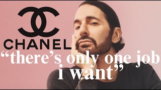 Marc Jacobs on Chanel quotTheres Only One Job I Wantquot [upl. by Adiari]