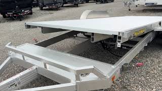 Aluma 8220H Tilt Deck Aluminum Car Hauler [upl. by Efrem]