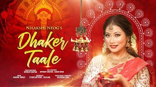 Dhaker Taale  Lyrical Video  Maa Song  Nilakshi Neog Ripunjoy Bhuyan  Karan Rituparna Puja [upl. by Amaris]