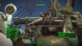 FALLOUT 4 Rare Weapon Guide  Broadsider [upl. by Sirac]