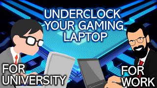 Underclock Your Gaming Laptop But why [upl. by Leitnahs]