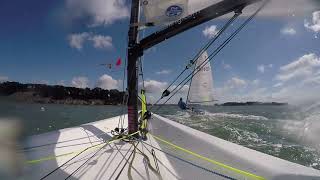 High Speed RS Aero Sailing In Poole Harbour  Yodare Island Challenge [upl. by Aihseket]