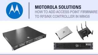 How to video for loading access point firmware images on an RFS or NX controller [upl. by Martens916]