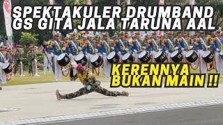 SPEKTAKULER ‼️ AKSI MEMUKAU DRUMBAND GITA JALA TARUNA AAL AKADEMI ANGKATAN LAUT drumband aal [upl. by Saidel]