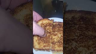 Parmesan amp Romano buttered grilled cheese with Havarti Munster and Gods cheese food amazing [upl. by Nirag869]