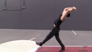 HOW TO THROW SHOTPUT  Overhead Back [upl. by Armbruster288]