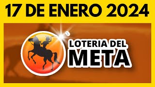 Resultado LOTERIA del META del MIERCOLES 17 de enero del 2024 💫✅💰 [upl. by Kcub]