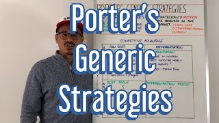 Porters Generic Strategies  A Level Business Revision [upl. by Llemart]