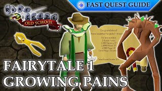 Fairytale 1 – Growing Pains Quest  OSRS Quality Quick Guide 2024 [upl. by Pavkovic]