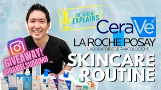 Dr Sugai Explains 20 Skincare Routine with CeraVeLa RochePosay IG Giveaway Products [upl. by Boy723]