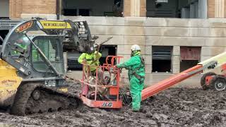 Video 24 More Demolition of Merrill MiddleElementary School 108 w New York Ave [upl. by Lodhia]