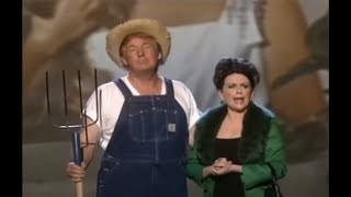 Donald Trump and Megan Mullally singing the quotGreen Acresquot theme song at the 2005 Emmy Awards [upl. by Alban480]