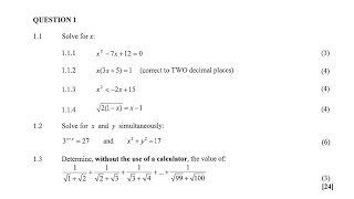 Inequalities Grade 11 and Grade 12 [upl. by Mook]