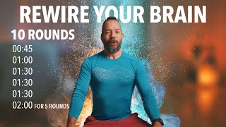 Guided Breathing 10 Rounds to Rewire Your Brain [upl. by Rosenblast357]