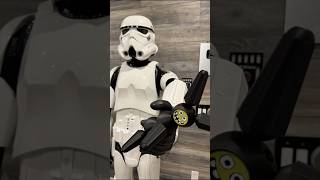 Megabot vs Stormtrooper shorts vs starwars homedepot stormtrooper disney megabot bighero6 [upl. by Theran]