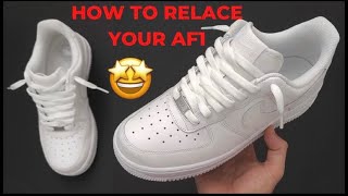 How to Lace Your Nike Air Force Ones  DaniByDemand  AF1 [upl. by Neirrad]