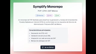 Monorepo con PHP Promocional development php monorepo cfdi SAT fullstack backend chatgpt [upl. by Ashatan]